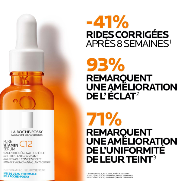 PURE VITAMINE C SÉRUM ÉCLAT ANTI RIDES