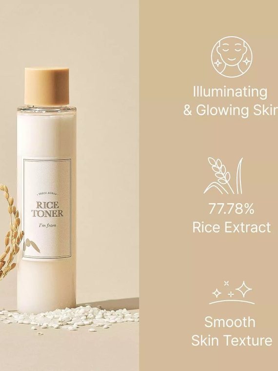 I’M FROM RICE TONER TONIQUE HYDRATANT ILLUMINATEUR À BASE DE RIZ