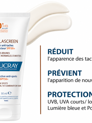 DUCRAY MELASCREEN FLUIDE ANTI TÂCHES SPF 50