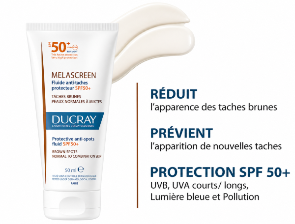 DUCRAY MELASCREEN FLUIDE ANTI TÂCHES SPF 50