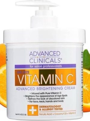ADVANCED CLINICALS VITAMINE C CRÈME ÉCLAIRCISSANTE CORPS