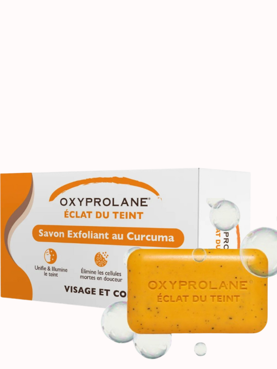 OXYPROLANE SAVON EXFOLIANT AU CURCUMA ÉCLAT DU TEINT