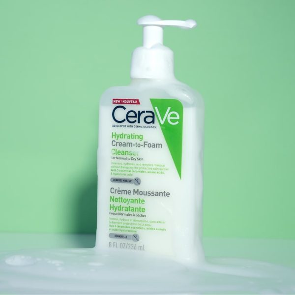 CERAVE CRÈME MOUSSANTE NETTOYANTE HYDRATANTE