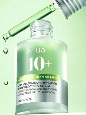 ANUA SÉRUM AZELAIC ACID 10 HYALURON ANTI IMPERFECTIONS ROUGEURS TÂCHES