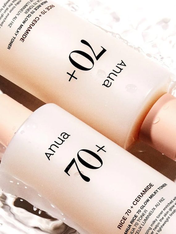 ANUA RICE 70 GLOW MILKY TONER TONIQUE ÉCLAIRCISSANT AU LAIT DE RIZ