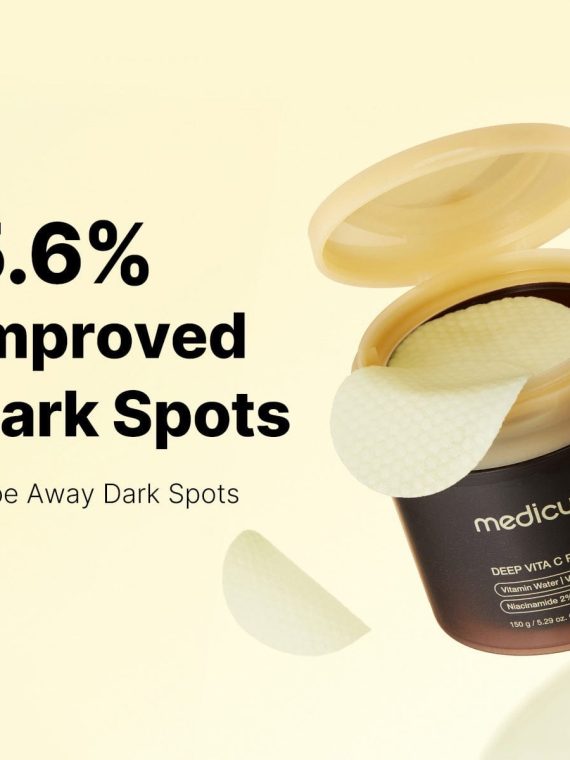 MEDICUBE DEEP VITA C PAD EXFOLIANT ÉCLAT ANTI TÂCHES