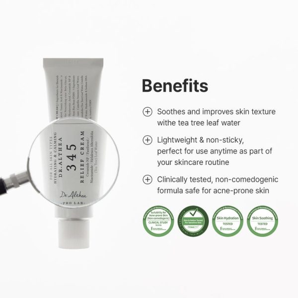 DR ALTHEA 345 RELIEF CREAM Crème hydratante  apaisante légère