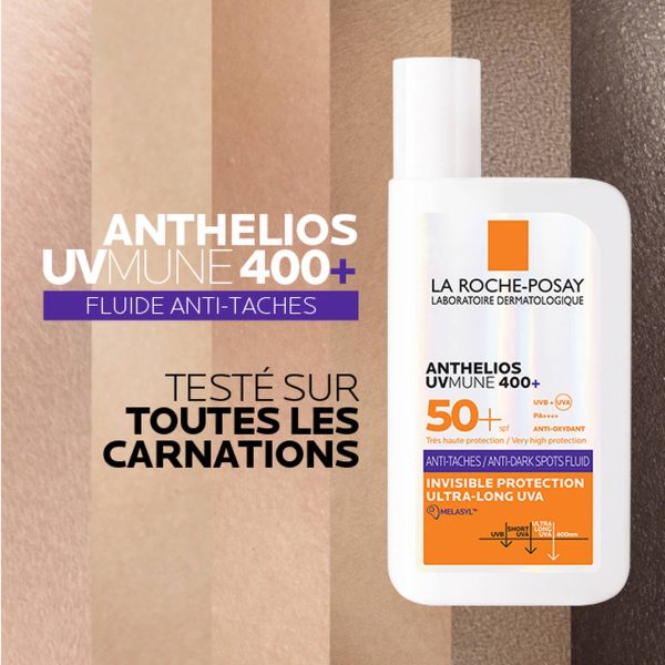 LA ROCHE POSAY ANTHELIOS UVMUNE 400 FLUIDE INVISIBLE ANTI TÂCHES SPF50
