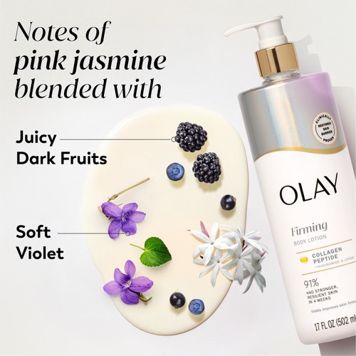 OLAY LOTION CORPORELLE RAFFERMISSANTE ET HYDRATANTE AU PEPTIDE DE COLLAGÈNE