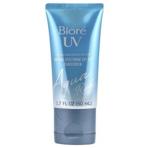 BIORE AQUA RICH  UV HYDRATANT LÉGER SPF50  + ACIDE HYALURONIQUE