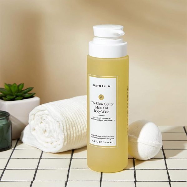NATURIUM THE GLOW GETTER MULTI-OIL GEL DOUCHE HYDRATANT