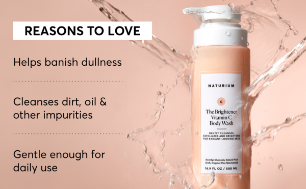 NATURIUM THE BRIGHTENER VITAMIN C GEL DOUCHE ÉCLAT