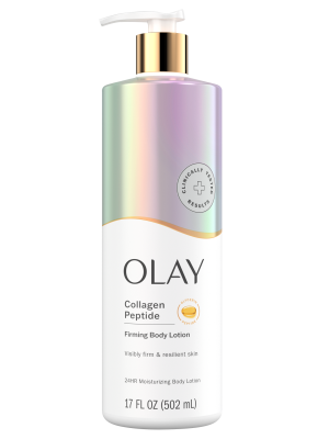 OLAY LOTION CORPORELLE RAFFERMISSANTE ET HYDRATANTE AU PEPTIDE DE COLLAGÈNE