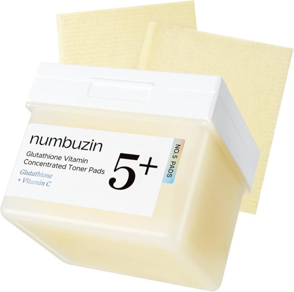 NUMBUZIN N°5 GLUTATHION - VITAMIN - NIACINAMIDE CONCENTRED PADS TONIQUES