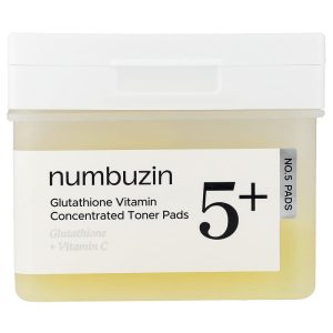NUMBUZIN N°5 GLUTATHION - VITAMIN - NIACINAMIDE CONCENTRED PADS TONIQUES